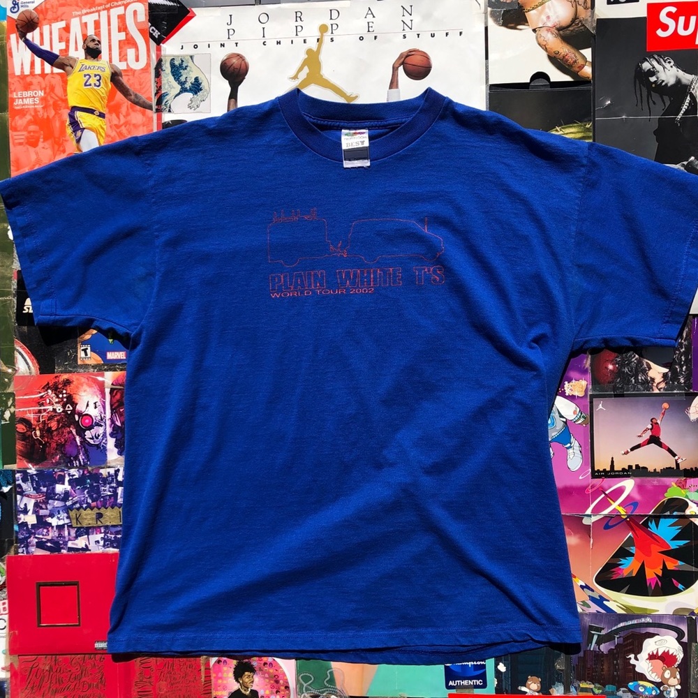 Vintage Plain White T’s World Tour Band t-shirt